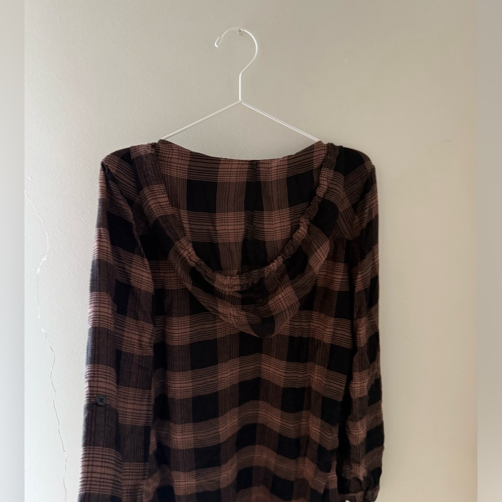 Vintage Bootlegger Plaid Flannel Button Down Shirt